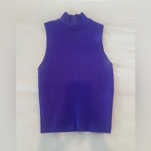 Zara short sleeve purple turtleneck